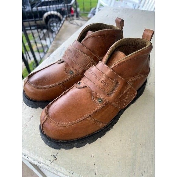 Polo Jeans Co. RL Vtg Leather Hook & Loop Chukka Boots Men’s Size 7M main image 11